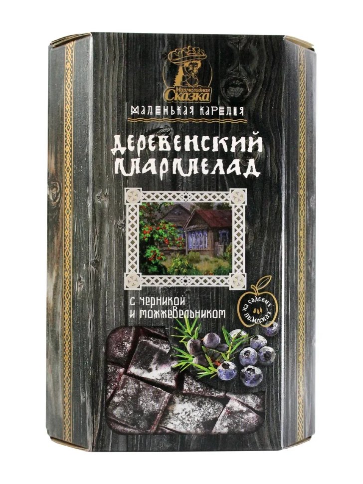  Мармелад деревенский "С черникой и можжевельником" 300г в Электростали
